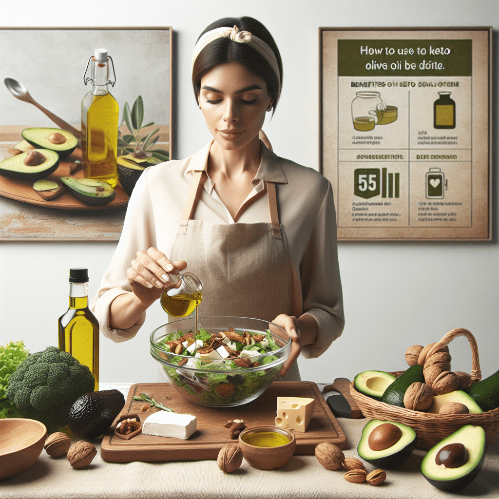 Cómo Usar el Aceite de Oliva en la Dieta Keto