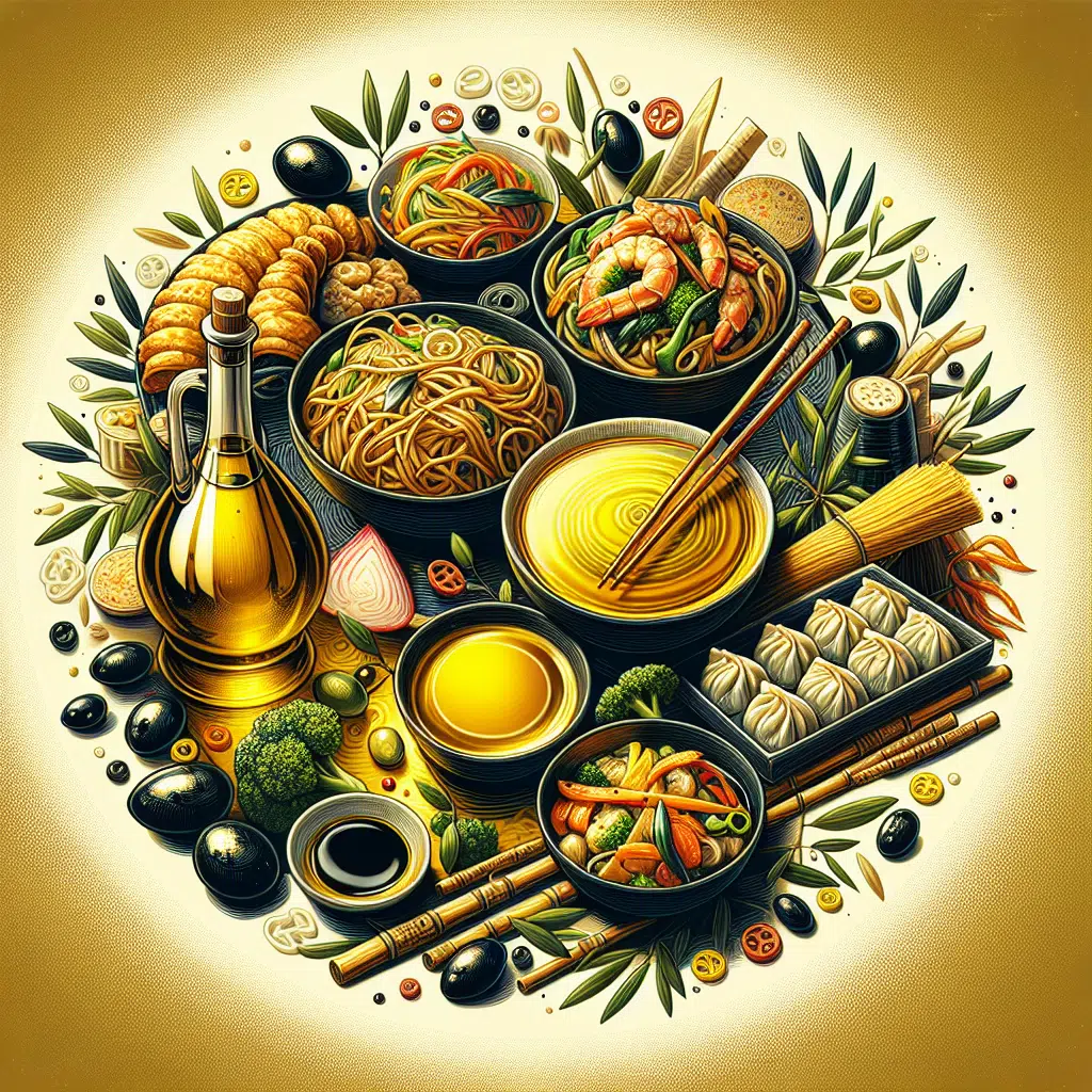 Aceite de Oliva en la Cocina Asiática: Fusión de Sabores Mediterráneos y Orientales