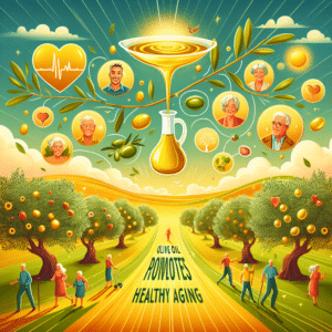 Cómo el Aceite de Oliva Promueve el Envejecimiento Saludable